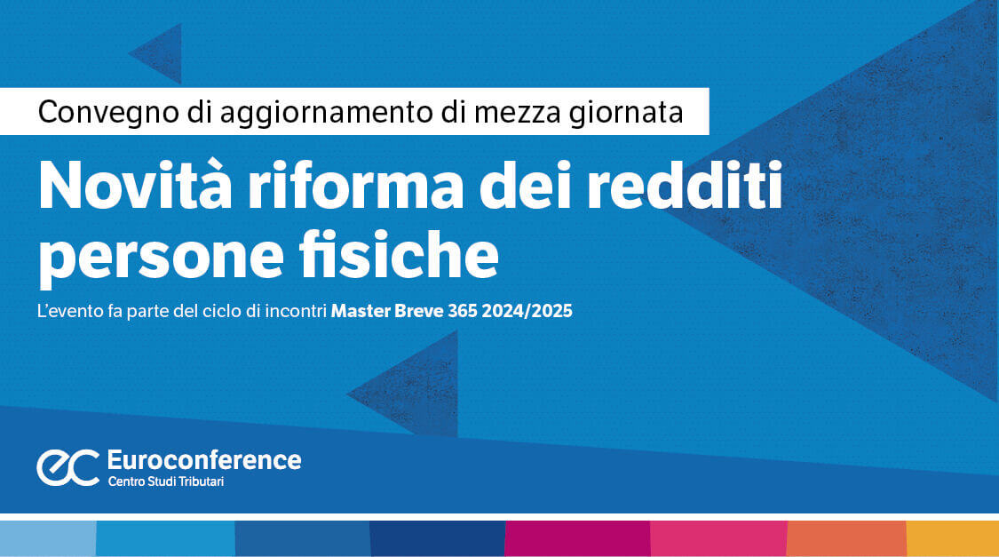 Novità riforma dei redditi persone fisiche