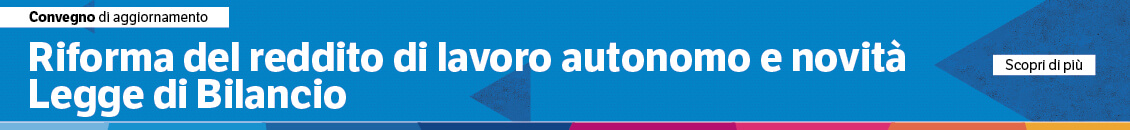 Riforma del reddito di lavoro autonomo e novità legge di bilancio