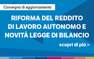 Riforma del reddito di lavoro autonomo e novità legge di bilancio