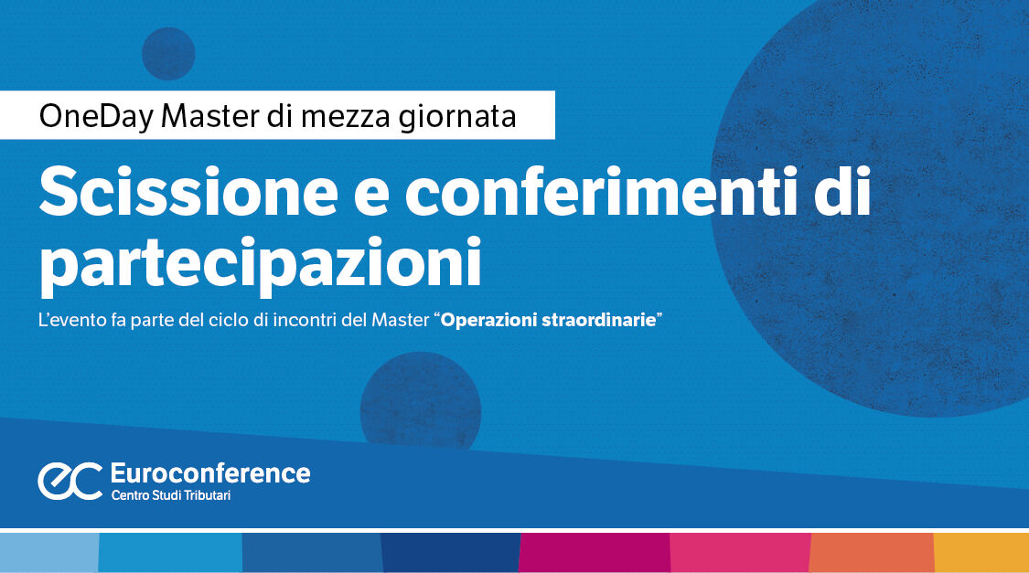 Scissione e conferimenti di partecipazioni