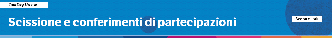Scissione e conferimenti di partecipazioni